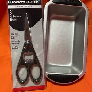 Cuisinart cake pan & S Steel Sheas